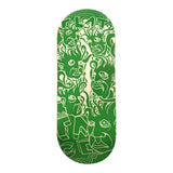 FlatFace G16 Fingerboard Deck - Zeph Green White GLOW
