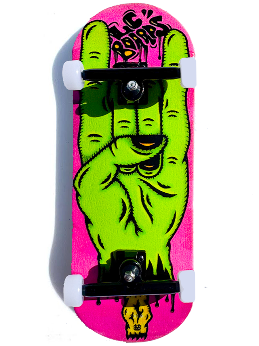 LC Boards Fingerboard Complete - Fist Graphic – The Vault Pro Scooters