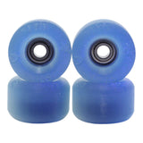 Blistered x Flatface x Blackriver G4-BR Fingerboard Wheels - Clear Sunshift into Blue Subtle Glow