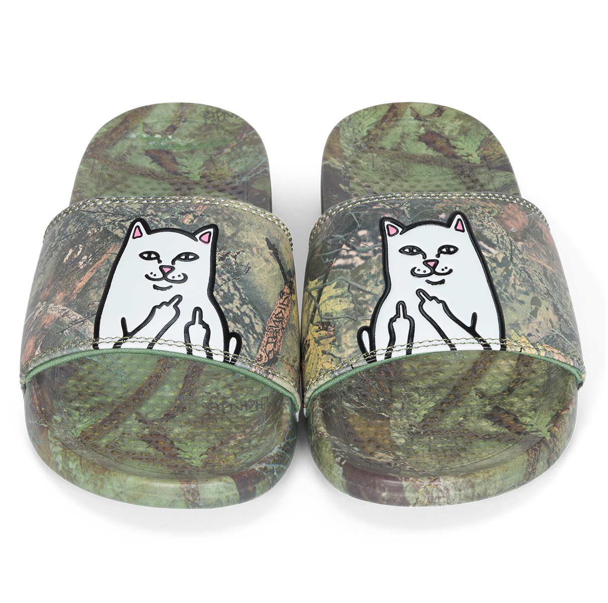 RIPNDIP Lord Nermal Tree Camo Slides