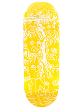 FlatFace G15 Fingerboard Deck - Faceshaver Glow Yellow Zeph