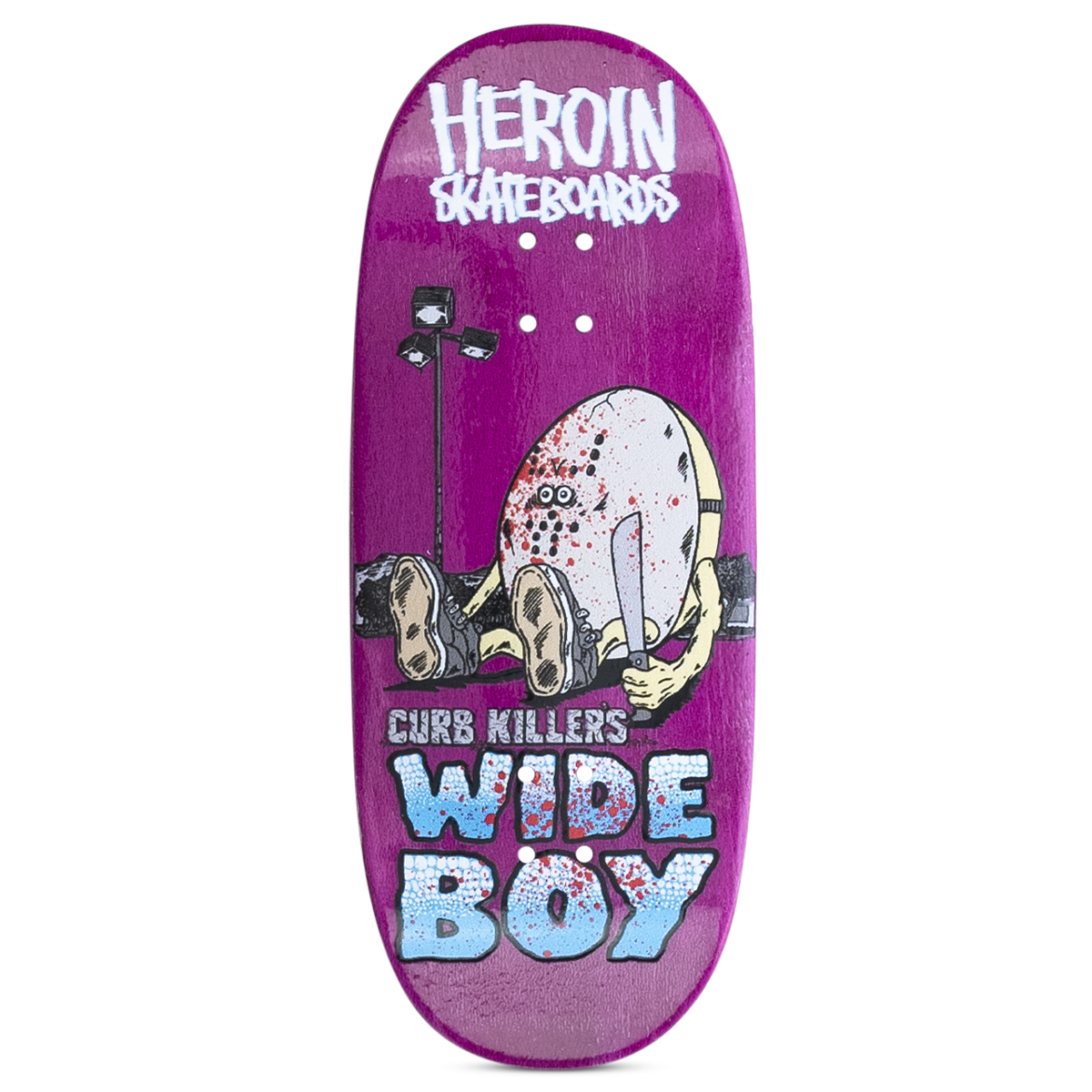Maple Lab Fingerboard Deck - Curb Killer Wideboy