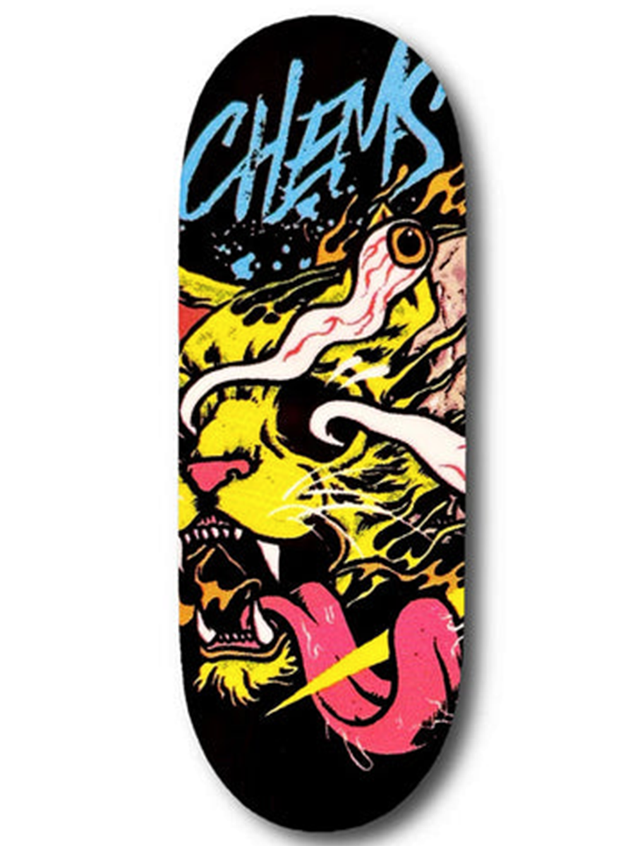 Chems Fingerboard Deck - Yellow Melted