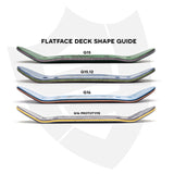 FlatFace G16 Fingerboard Deck - Mini DV Rainbow