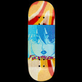 DK Real Wear Fingerboard Deck - F@cking DK Red/Yellow