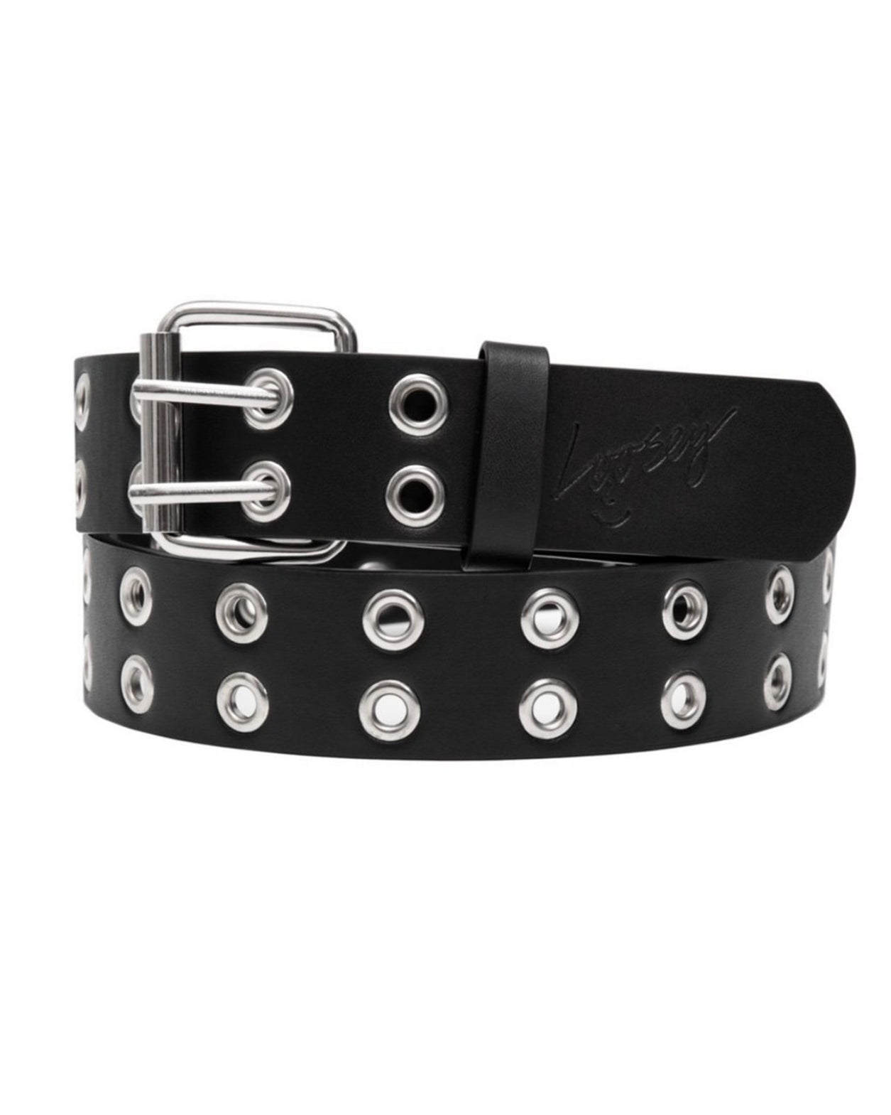 Loosey Black Grommet Hole Belt