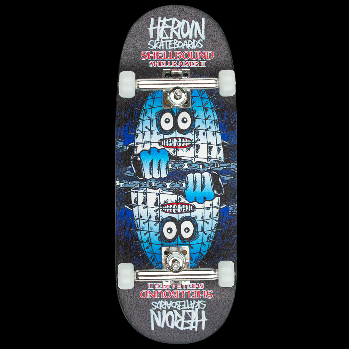 Close Up x Heroin Skateboards Fingerboard Complete - Shellraiser II