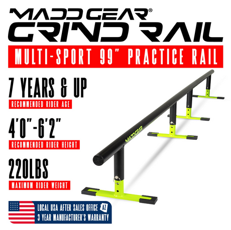Madd Gear Ninety9 Grind Rail - 99"