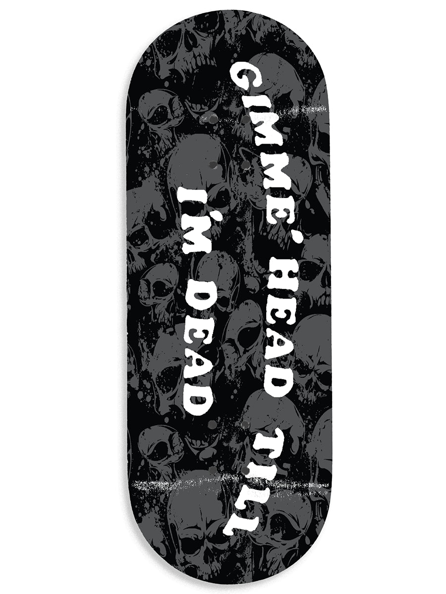 Slushcult x Tender Fingerboard Deck - Head