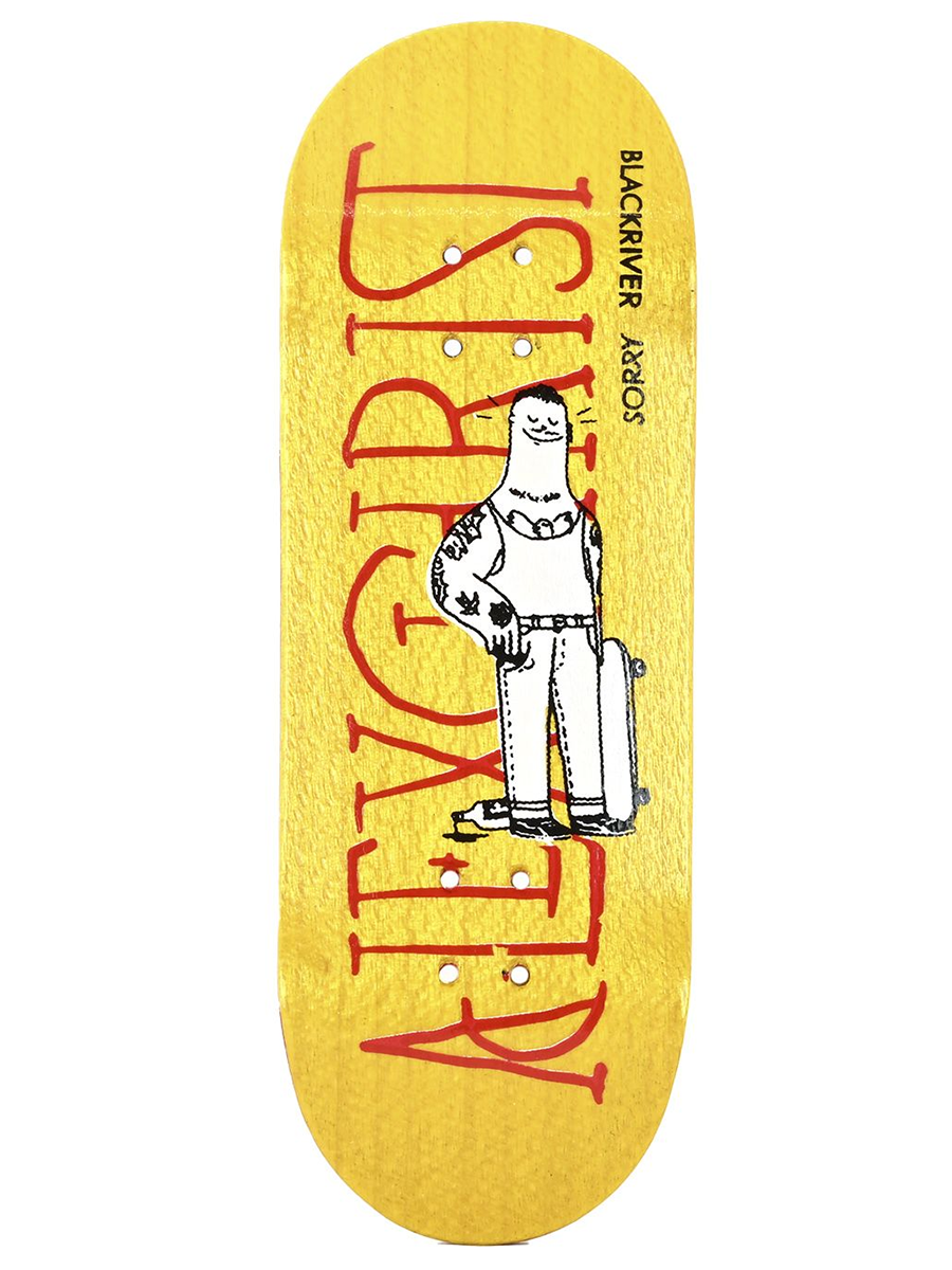 Blackriver x Sorry Fingerboard Deck - Christ Pro Model 2