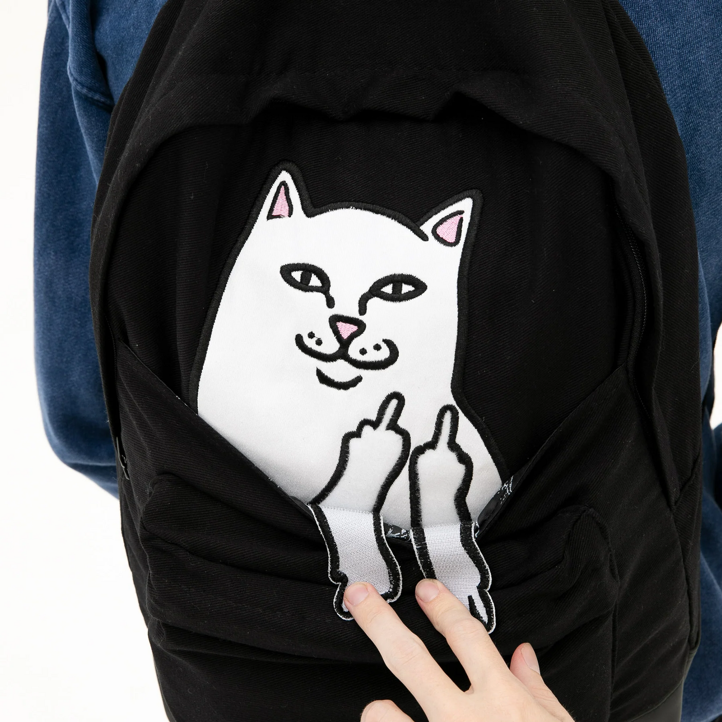 RIPNDIP Lord Nermal Velcro Hands Backpack