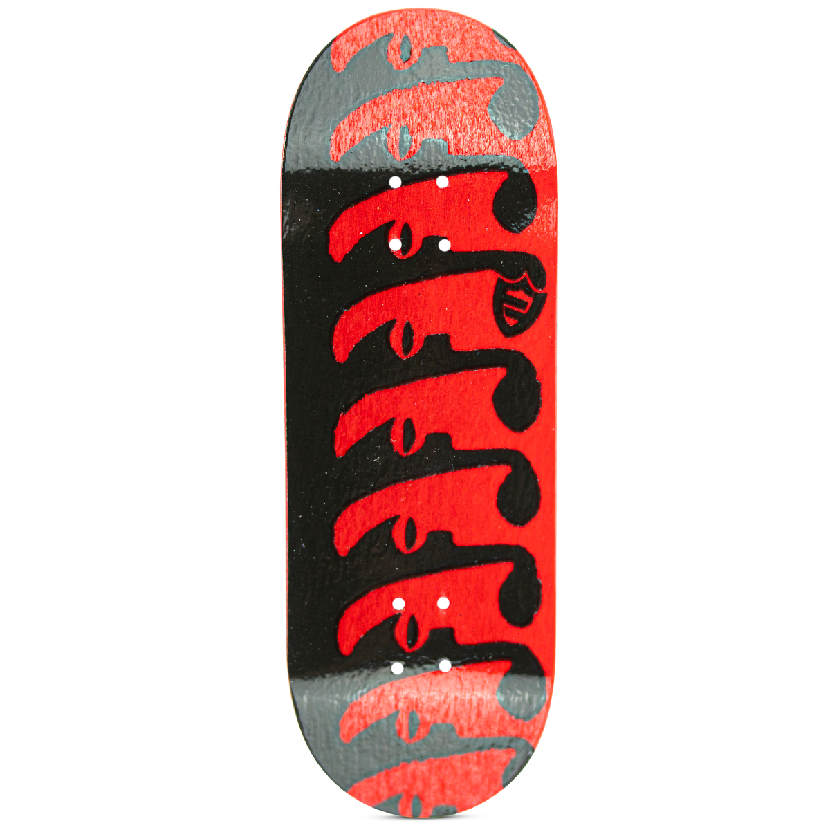 Blackriver Fingerboard Deck - Red Flatface Artificial Time