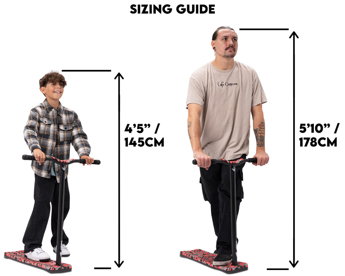 Sizing Guide for Envy TS Pro - 7.5