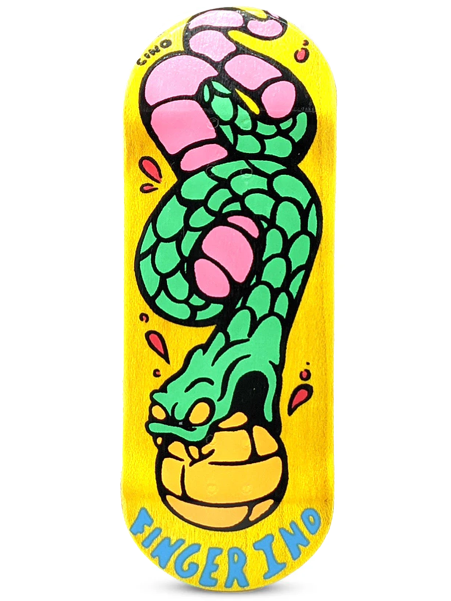 Finger Industries x CINO Fingerboard Deck - Snake Finger