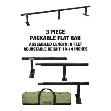 Franklin St. Packable 9' Flat Bar Rail