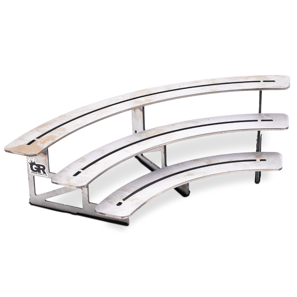 Grind Curb Ramp Grind Right Curved Bleacher Fingerboard Ramp – The Vault Pro Scooters