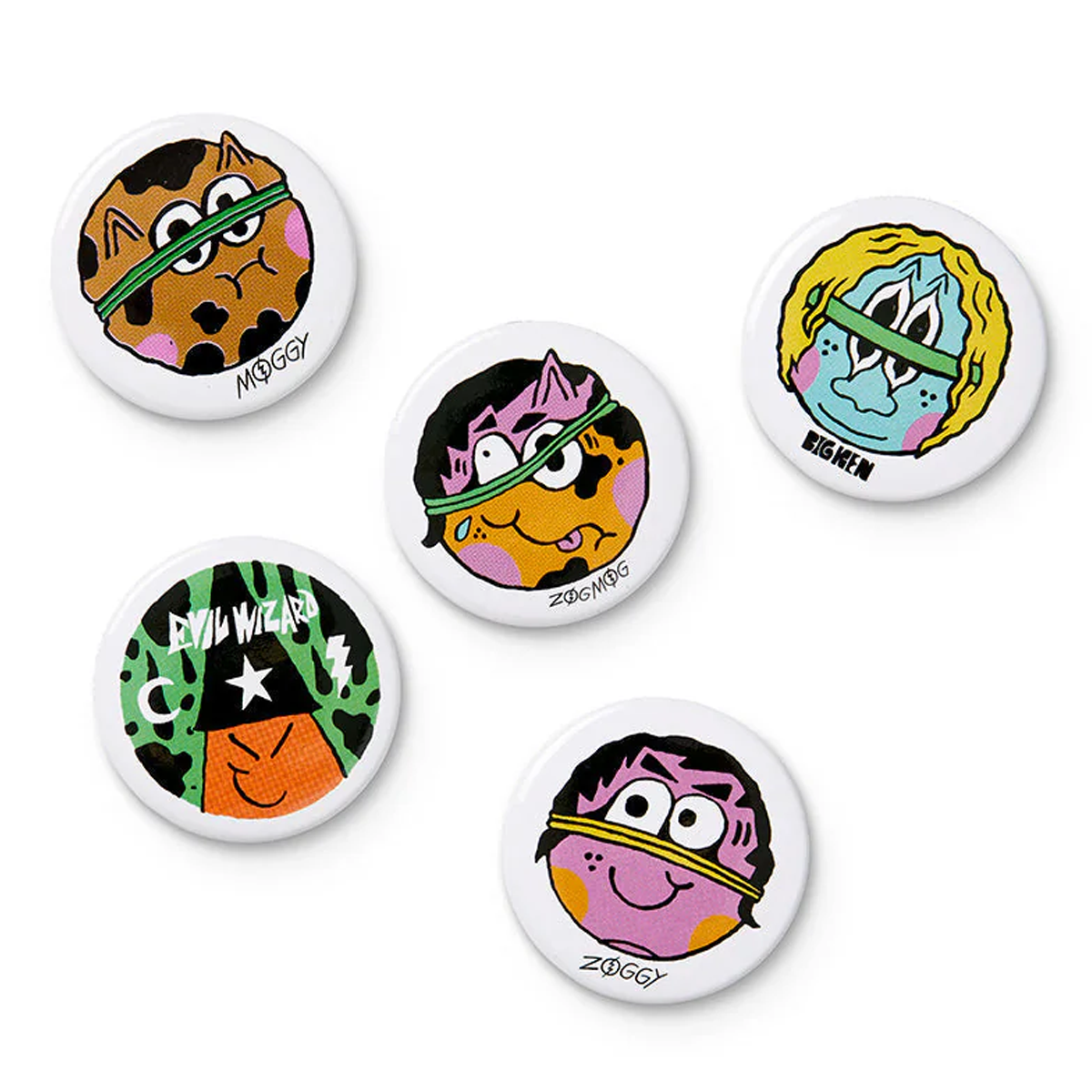 Krom Zoggy N' Moggy Pins