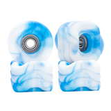 Color:Blue and White Swirl