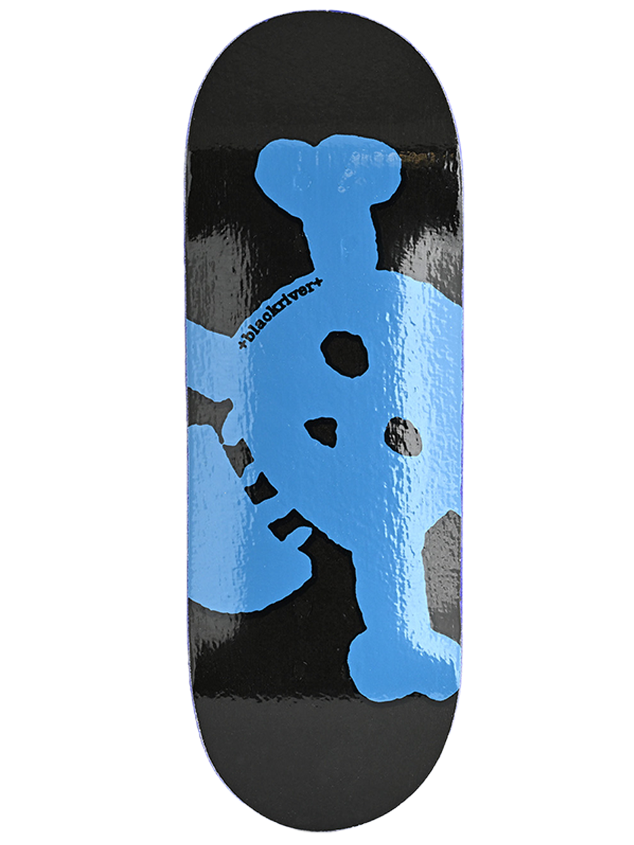 Blackriver Fingerboard Deck - Navy New Skull – The Vault Pro Scooters