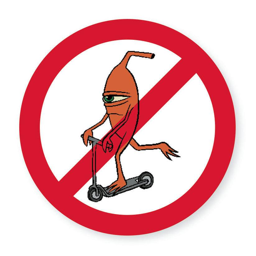 Toy Machine No Scooter Sticker