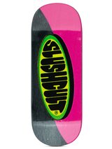 Slushcult Limited Black Plies Fingerboard Deck - Split Oval Logo