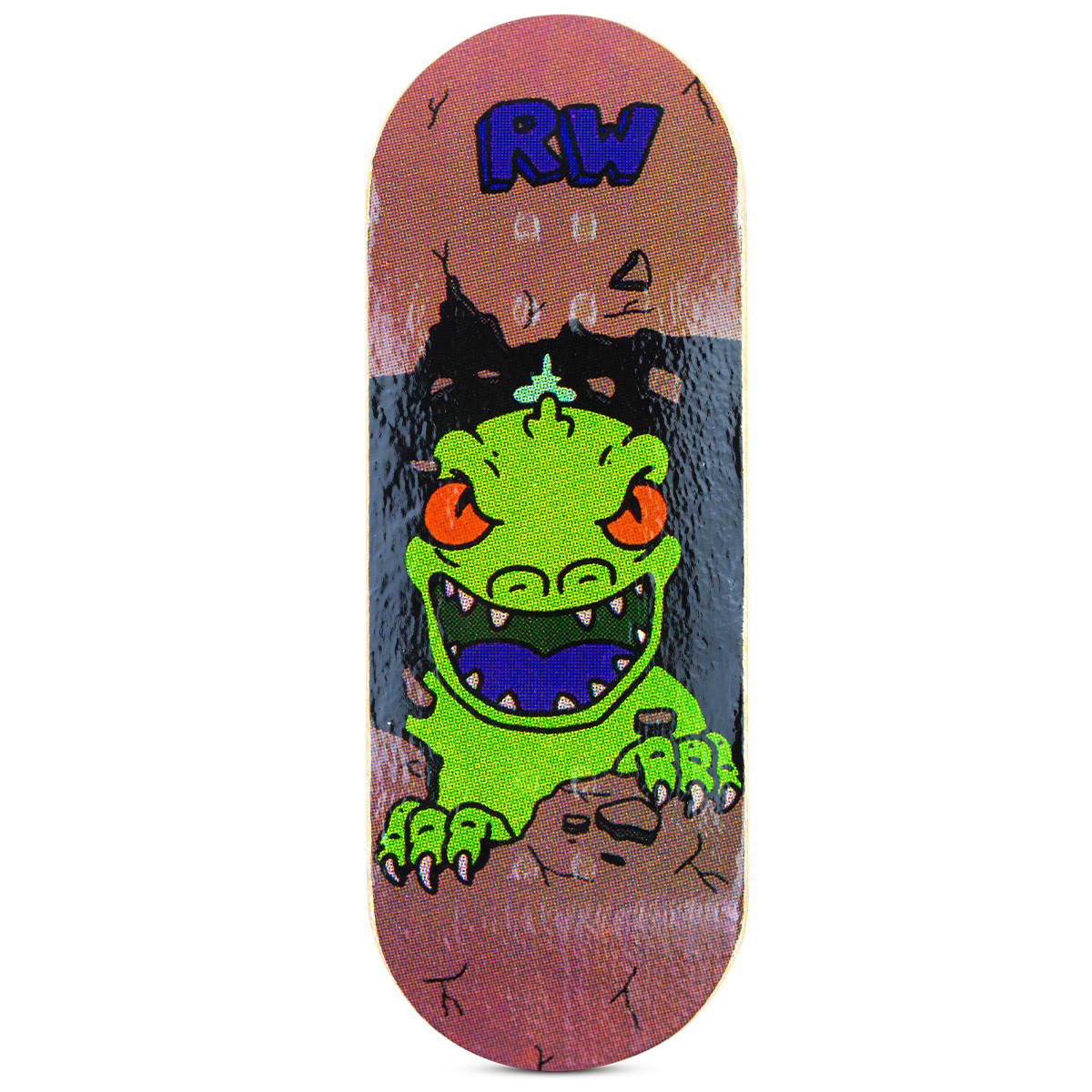 Red Wolf Fingerboard Deck - T-Rex