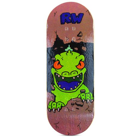 Red Wolf Fingerboard Deck - T-Rex