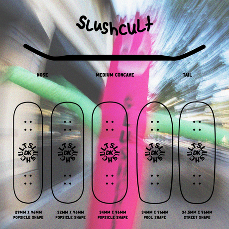 Slushcult Fingerboard Deck - Wiz