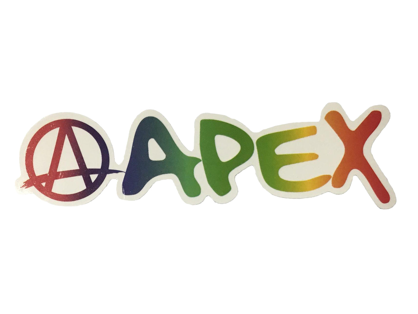 Logotipo del arco iris de Apex Pegatina