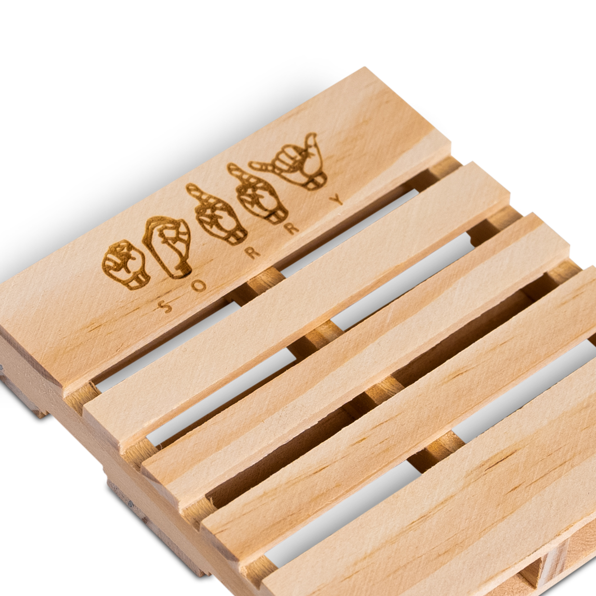 Sorry Fingerboard Ramp - Pallet w/ASL Logo