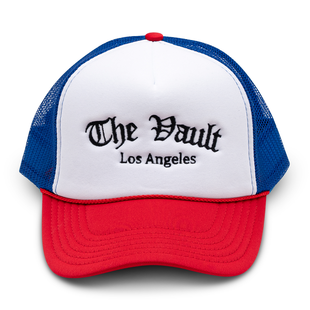 TV Old English Trucker Hat – The Vault Pro Scooters