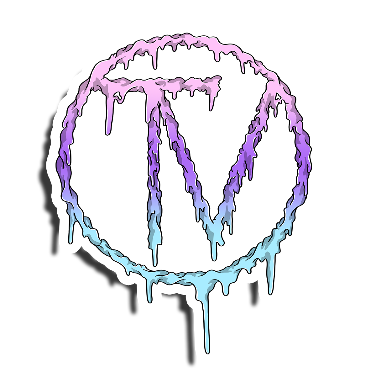 TV x Colorfulfilth Sticker