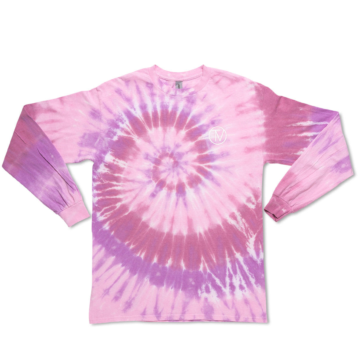 TV Sweetheart camiseta de manga larga con efecto tie-dye