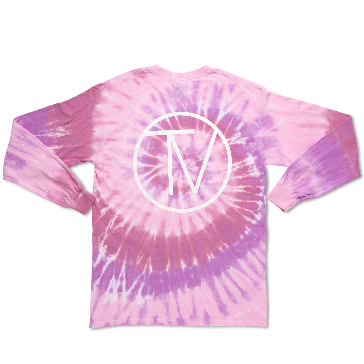 TV Sweetheart camiseta de manga larga con efecto tie-dye