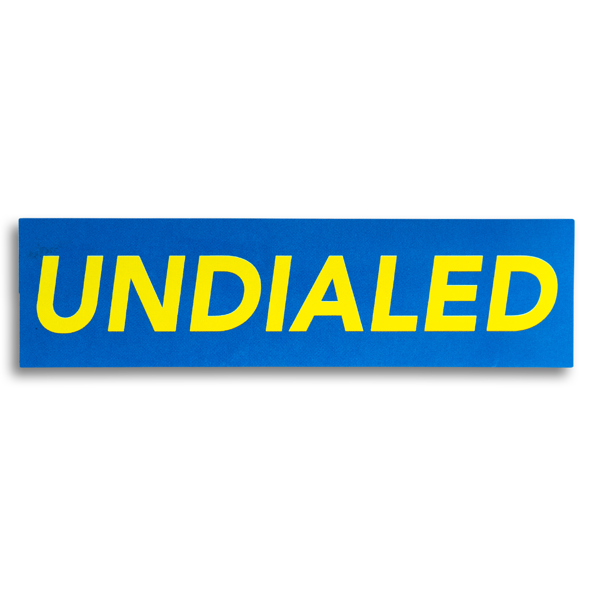 Undialed Boxed Sticker