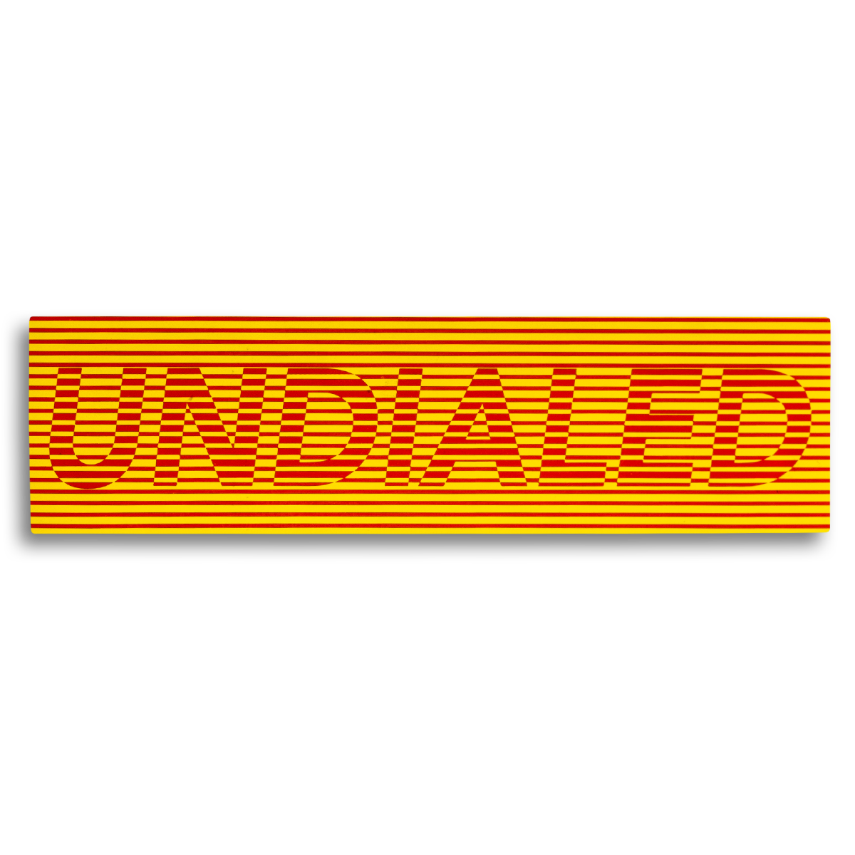 Undialed Boxed Sticker