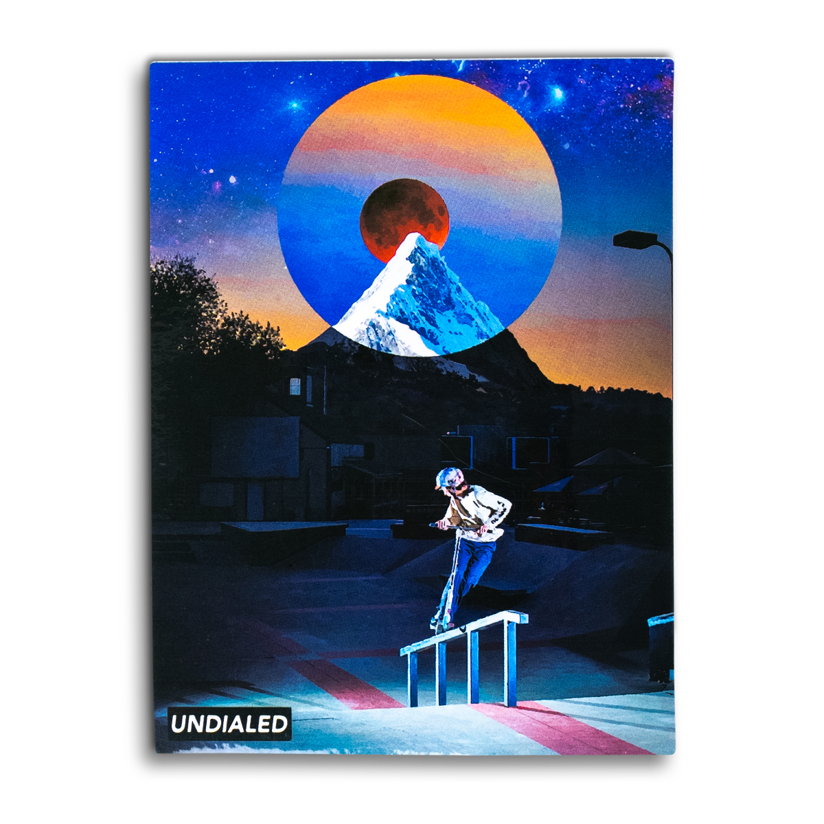 Undialed Willy Mountain Sticker