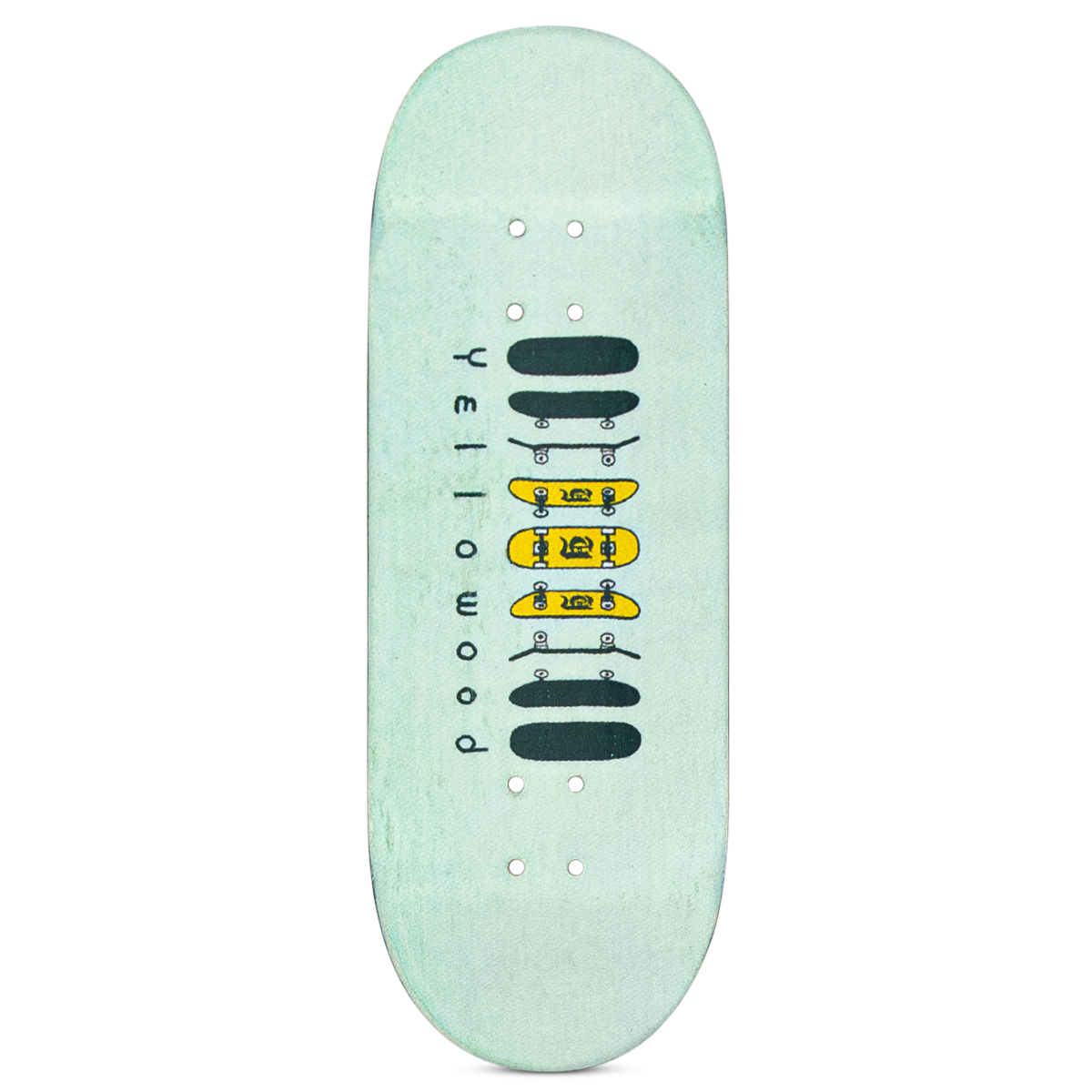 Yellowood Fingerboard Deck - Flip Logo