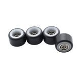 FlatFace Fingerboard Dual Durometer Bearing Wheels - White and Black