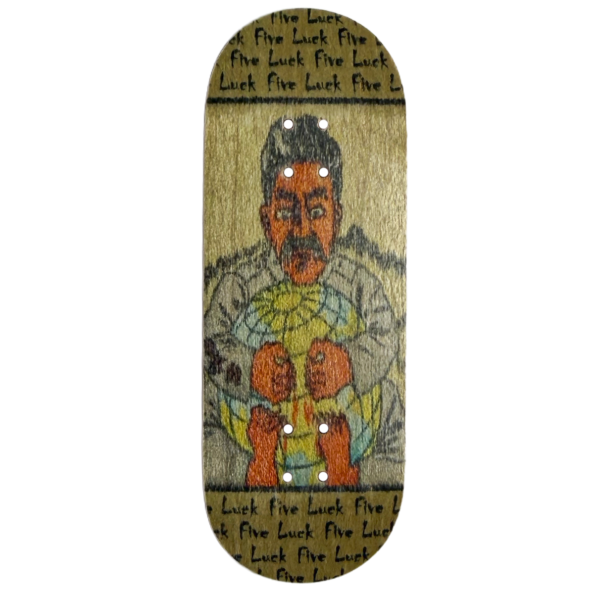 Five Luck PermaPrint Fingerboard Deck - Dominatorionator