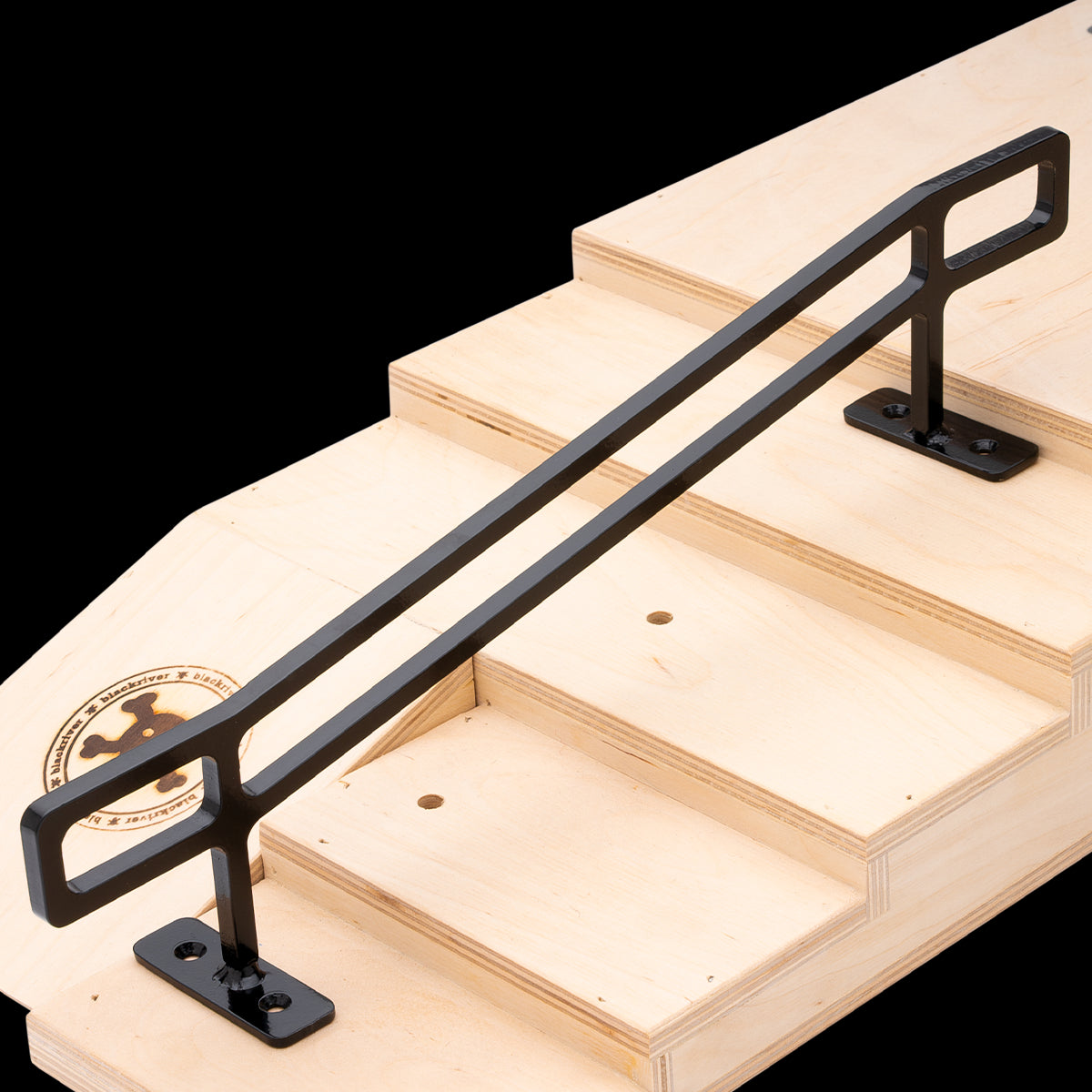 Grind Right Fingerboard Rail - Square 5 Stair Kink Rail