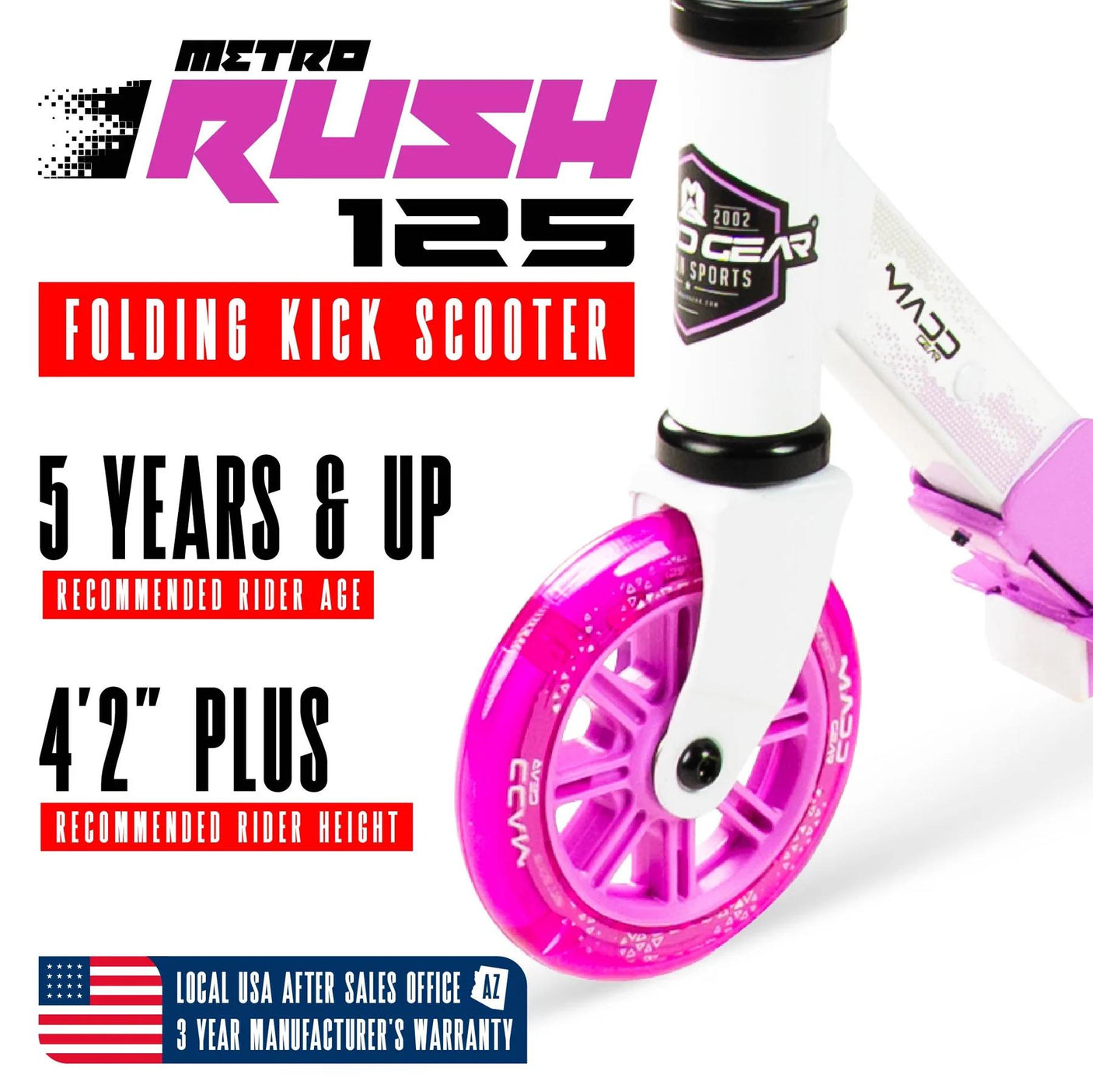 Madd Gear Rush 125 Youth Scooter