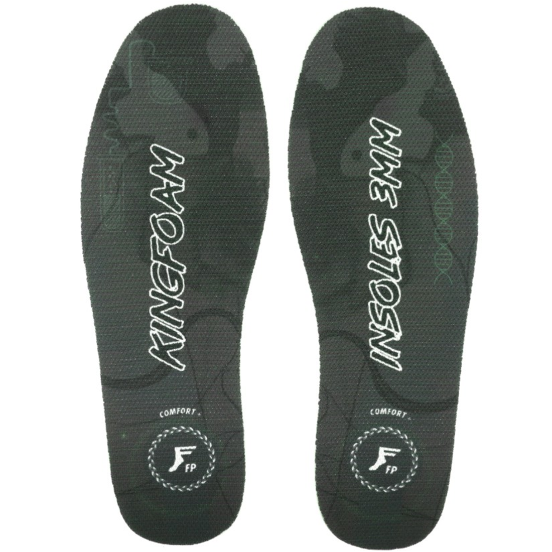 Footprint Kingfoam 3mm Insole - Black Camo and White