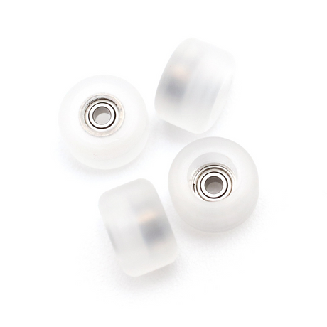 FlatFace Fingerboard G4 Bearing Wheels - Frosted Clear