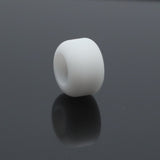 Blistered Asymmetrical Dual Bearing Fingerboard Wheels - 60D - White