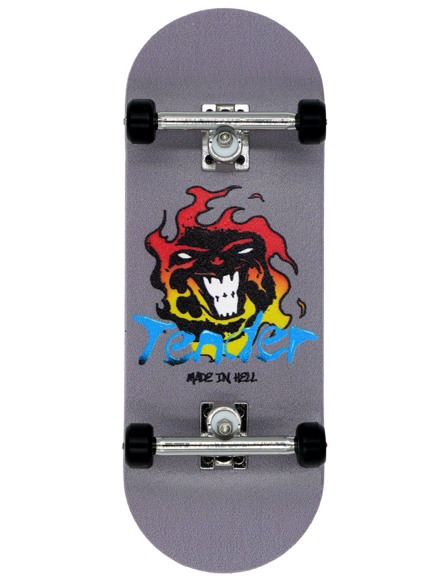 Slushcult x Tender Grom Fingerboard Complete - Made in Hell