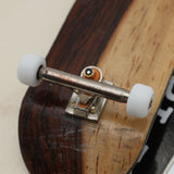 Blistered Asymmetrical Dual Bearing Fingerboard Wheels - 60D - White