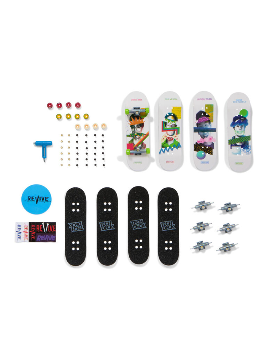 Tech Deck 4-Pack Fingerboard Complete