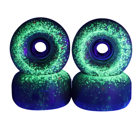 Blistered Classic Fingerboard Wheels - Dark Ghost Glow