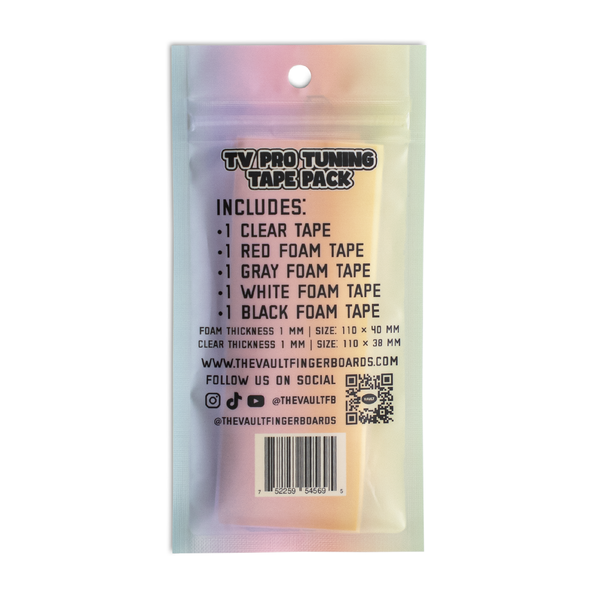 TV Pro Fingerboard Tuning Tape Pack